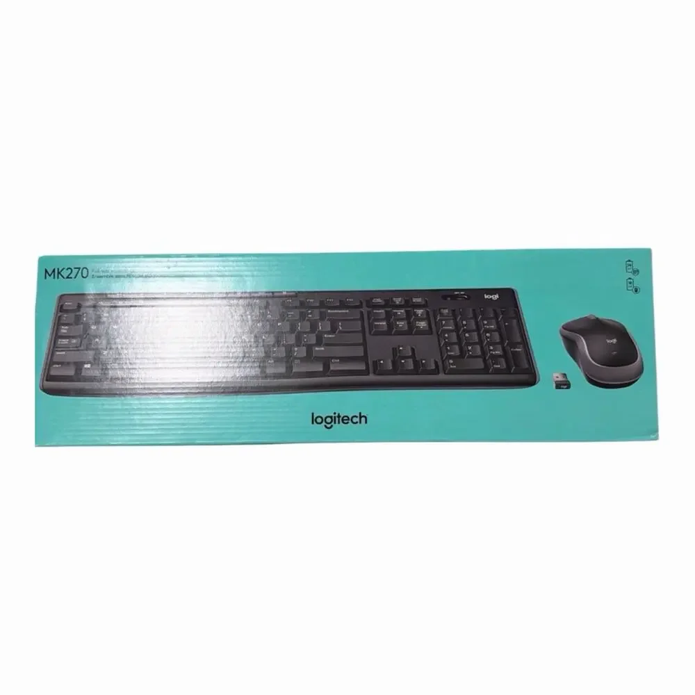 Logitech MK270 Wireless Keyboard&Mouse Combo (920-004536) 097855089816 New